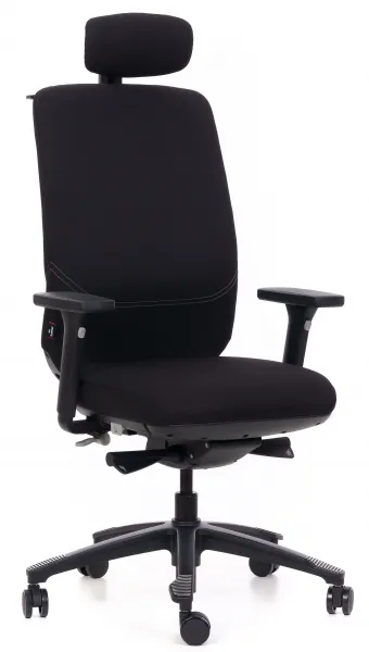 MERCURY Ergonomická kancelárska stolička OPTIMA čierna