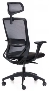 MERCURY Ergonomická kancelárska stolička SWIFT, čierna
