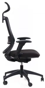 MERCURY Ergonomická kancelárska stolička SWIFT, čierna
