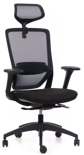 MERCURY Ergonomická kancelárska stolička SWIFT, čierna
