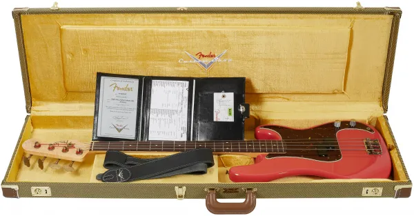 Fender Custom Shop Pino Palladino Signature Precision Bass Fiesta Red