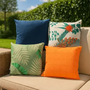 Vonkajší vankúš PEACSY 38x38 cm - viac variantov Farba: Modrá
