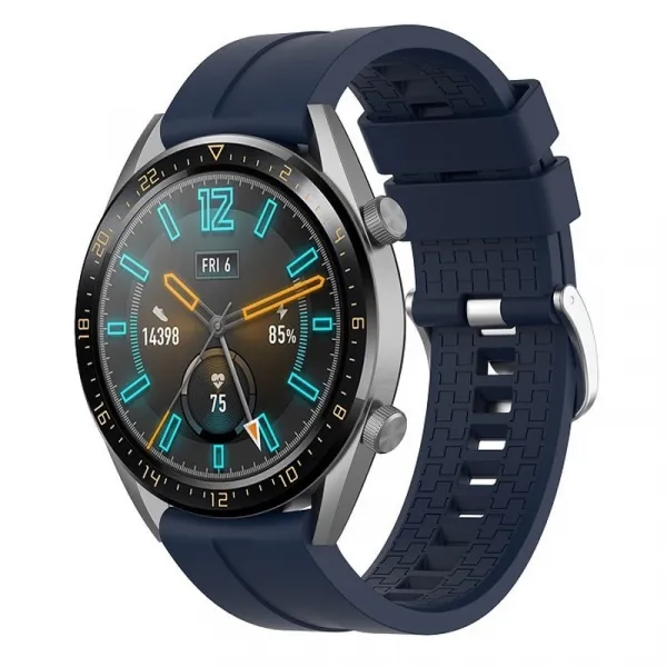BStrap Silicone Cube remienok na Garmin Venu 2, navy blue (SHU004C1008)