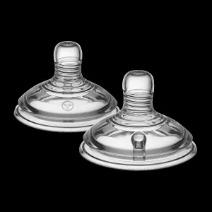 Tommee Tippee ANTI-COLIC Cumlík Na Fľašu Natural Start Hustá Strava 6m+, 2 ks