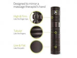 TriggerPoint GRID 2.0 Foam Roller, masážny valec, 66 cm, černý