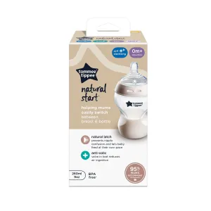 Tommee Tippee Natural Start Anti-Colic dojčenská fľaša Slow Flow 0m+ 2x260 ml