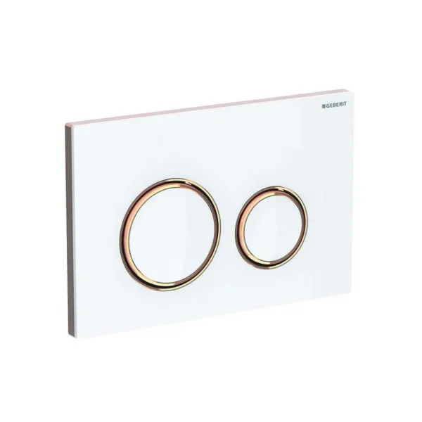 GEBERIT - Sigma21 Ovládacie tlačidlo splachovania, biela/červené zlato 115.650.SI.1