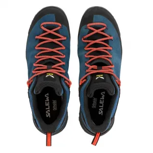 Pánska nízka turistická celokožená obuv SALEWA Wildfire Leather GTX M dark denim black