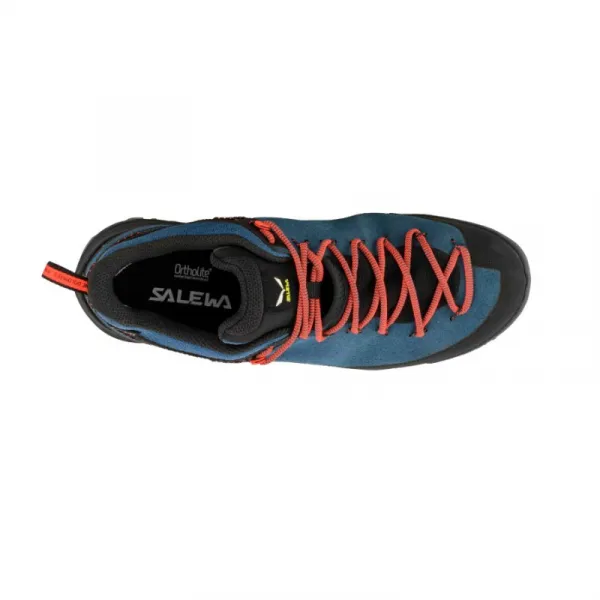 Pánska nízka turistická celokožená obuv SALEWA Wildfire Leather GTX M dark denim black