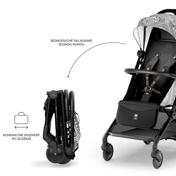 Kočík Kinderkraft Pilot 2 Limitovaná edícia Bizuu Farba: Dune Whisper
