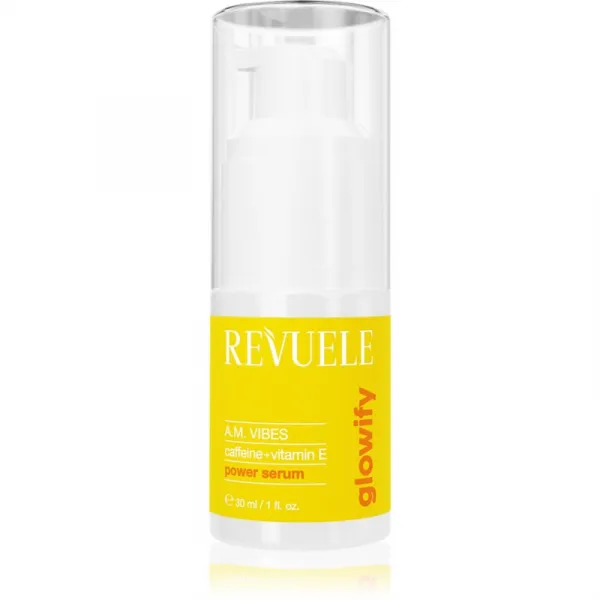 Revuele Glowify A.M. Vibes Power Serum Caffeine + Vitamin E rozjasňujúce sérum na očné okolie 30 ml