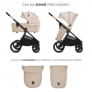 Kočík Kinderkraft Nea 2 limitovaná edícia Bizuu 2v1 Farba: Dune Whisper