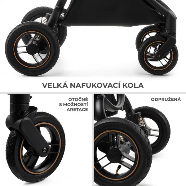 Kočík Kinderkraft Mitzy Air Farba: Black