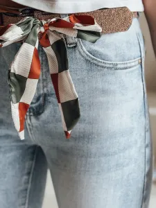 Dámske skinny rifle s vysokým pásom