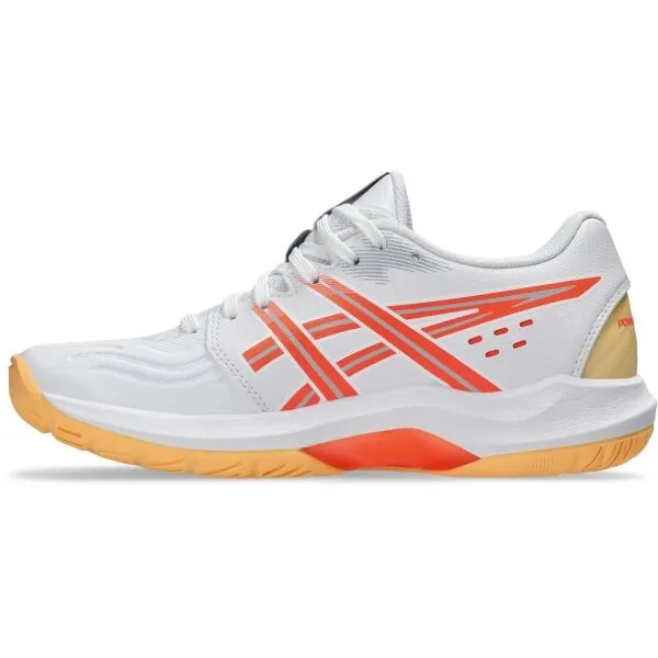 ASICS POWERBREAK FF Pánska halová obuv, biela, veľkosť 38