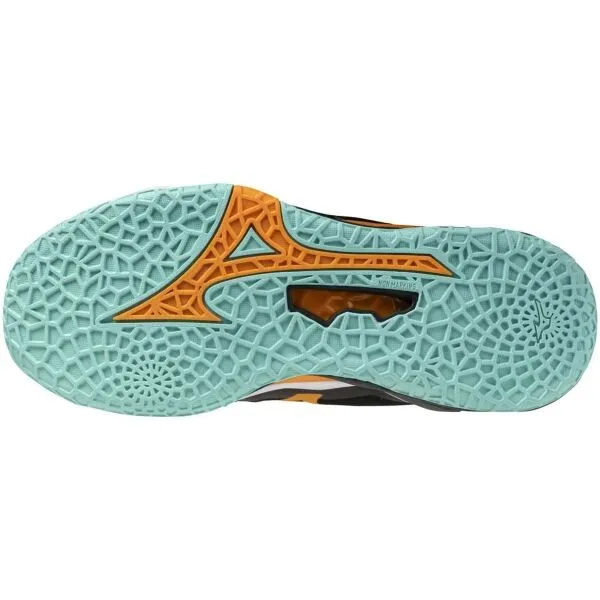 Mizuno WAVE STEALH NEO 2 W Unisex hádzanárska obuv, čierna, veľkosť 42