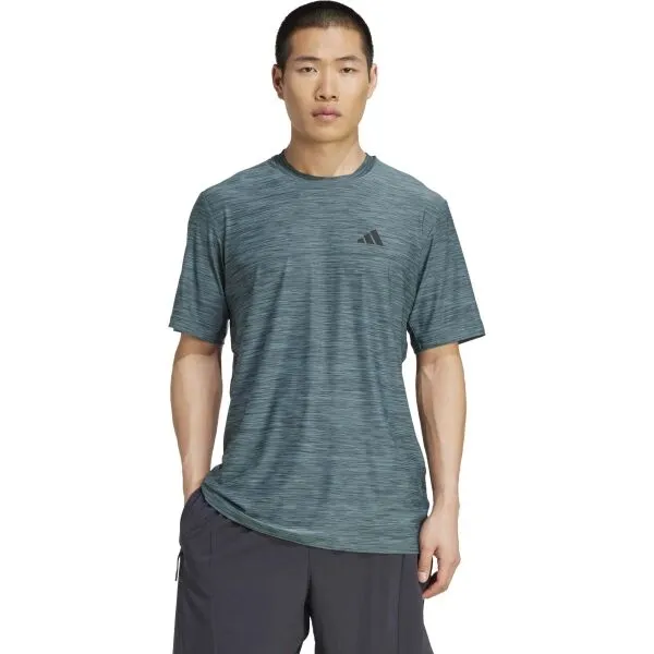 adidas TR-ES BASE T Pánske športové tričko, tmavo zelená, veľkosť