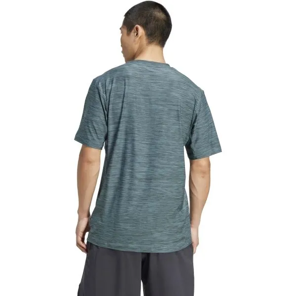 adidas TR-ES BASE T Pánske športové tričko, tmavo zelená, veľkosť