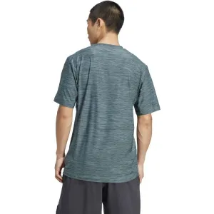 adidas TR-ES BASE T Pánske športové tričko, tmavo zelená, veľkosť