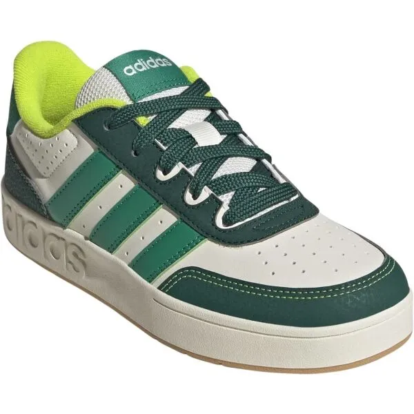 adidas BREAKBASE J Detská voľnočasová obuv, biela, veľkosť 36