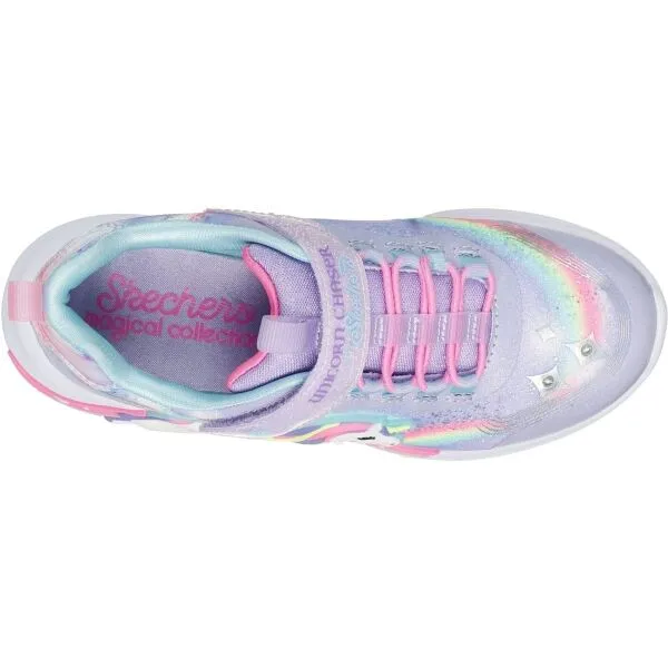 Skechers UNICORN Dievčenská vychádzková obuv, fialová, veľkosť