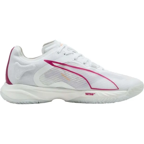 Puma ACCELERATE NITRO SQD W+ 4 Dámska obuv na hádzanú, biela, veľkosť 37
