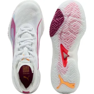 Puma ACCELERATE NITRO SQD W+ 4 Dámska obuv na hádzanú, biela, veľkosť 37