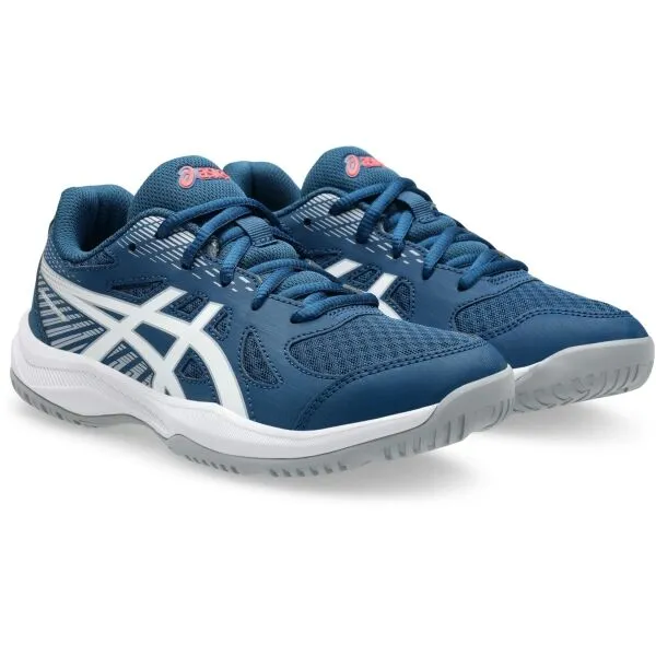 ASICS UPCOURT 6 GS Detská halová obuv, tmavo modrá, veľkosť 35