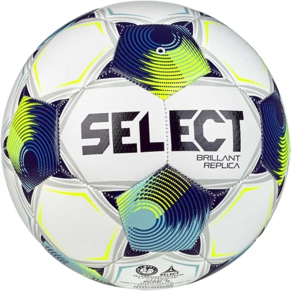 Select FB BRILLANT REPLICA CZ CHANCE LIGA Futbalová lopta, biela, veľkosť