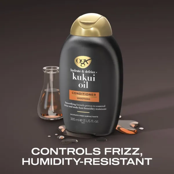 OGX Kukuí Oil hydratačný kondicionér proti krepateniu 385 ml
