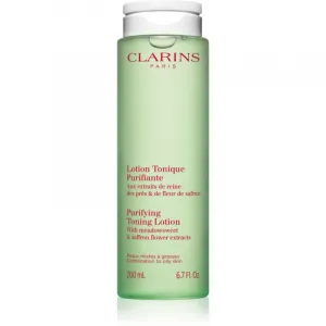 Clarins Cleansing Purifying Toning Lotion čistiace tonikum pre zmiešanú až mastnú pokožku 200 ml