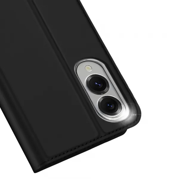 Dux Ducis Skin Pro knižkové puzdro na Samsung Galaxy S25 Edge, čierne