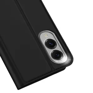 Dux Ducis Skin Pro knižkové puzdro na Samsung Galaxy S25 Edge, čierne