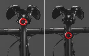 Rockbros Q3 Zadné svetlo pre bicykle, čierne
