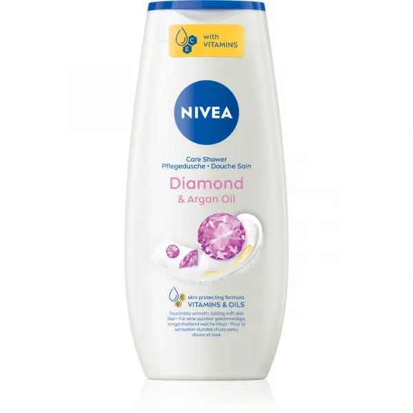 Nivea Care & Diamond upokojujúci sprchový gél 250 ml
