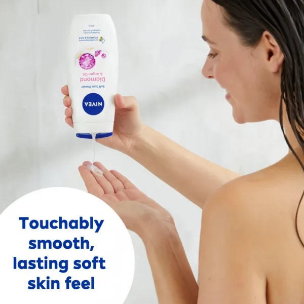 Nivea Care & Diamond upokojujúci sprchový gél 250 ml