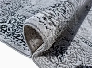 Koberec EXCLUSIVE 249 sivý / čierny