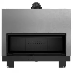 Kratki MB 120 výsuvné dvierka, čierne ohnisko - krbová vložka MB120/G/BLACK