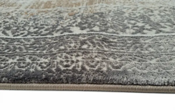 Koberec EXCLUSIVE 489 tmavosivý / zlatý