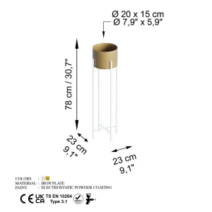 Dekoratívny kvetináč GED-025-C