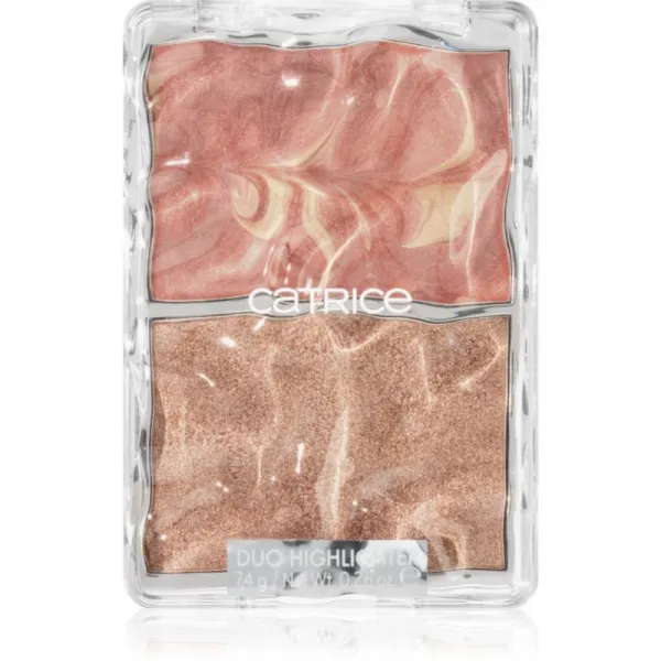 Catrice UNDERWATER SECRETS rozjasňovač duo odtieň C01 Sea Me Glow! 7.4 g
