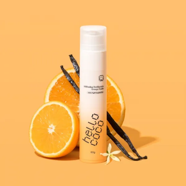 hello coco Toothpaste Orange Vanilla bieliaca zubná pasta 60 g