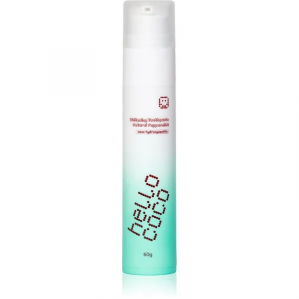 hello coco Toothpaste Peppermint bieliaca zubná pasta 60 g