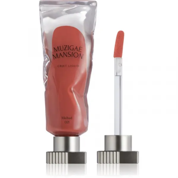 MUZIGAE MANSION Objet Liquid dlhotrvajúci tekutý rúž s matným efektom odtieň 021 Melted 6 ml