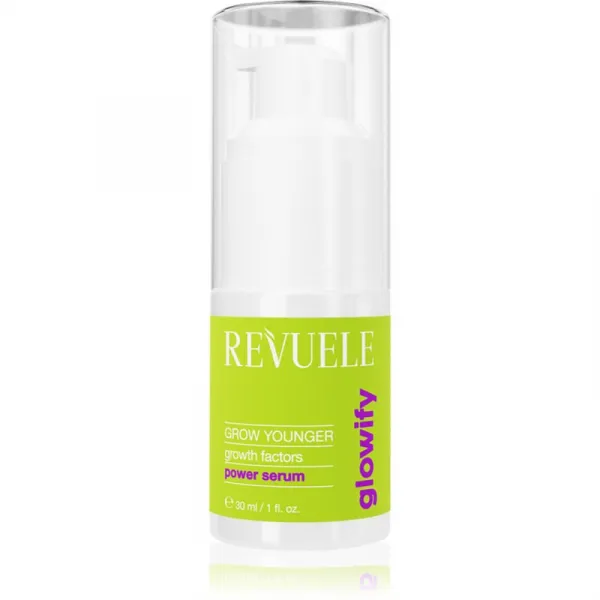 Revuele Glowify Grow Younger Power Serum Growth Factors spevňujúce pleťové sérum 30 ml