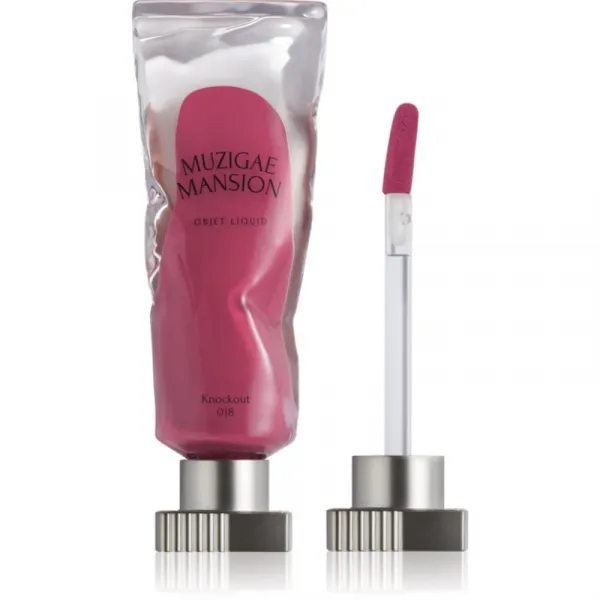 MUZIGAE MANSION Objet Liquid dlhotrvajúci tekutý rúž s matným efektom odtieň 018 Knockout 6 ml