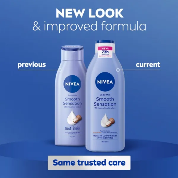Nivea Smooth Sensation telové mlieko 250 ml