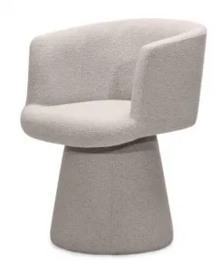 Otočné dizajnové kreslo YATO, sivobežové