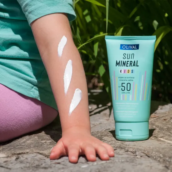 Olival Sun Mineral Kids opaľovacie mlieko SPF 50 pre deti 150 ml