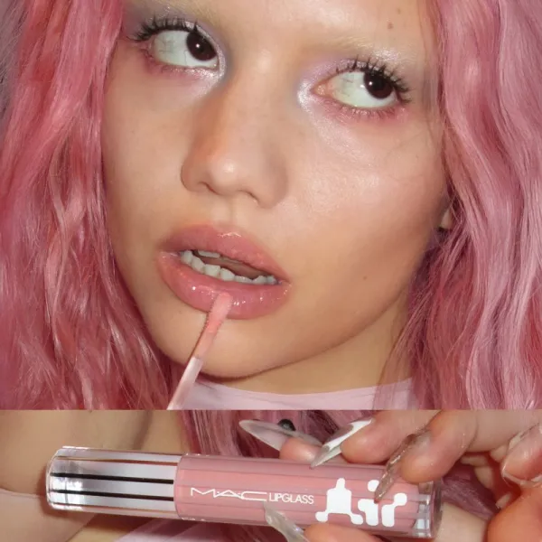 MAC Cosmetics Lipglass Air hydratačný lesk na pery odtieň Zephyr 5 ml